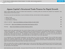 Tablet Screenshot of jigsaw-capital.com